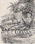 COULEUR D'ORANGE. Mr Asquith (On the Riviera): "Lucky for me there aren't any 'conversations' here:- I might agree to almost anything." Image.
