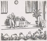 "Before closing, Ladies and Gentlemen, I must refer to yet another sort of gassing which induces drowsiness and sleep." Image.