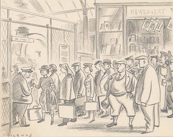 "It's impossible to get on the damn trains with all these people going home for their holidays."