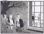 "Remember now, wait till I say "Happy Birthday Maggie, let bygones be bygones" then nip in and give her 50 big birthday bumps." Image.