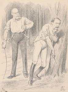 THE DUEL DECIDED The King: "You have fought gallantly, sir. May I not hear you say you have enough?" Emperor: "I have been deceived about my strength. I have no choice."