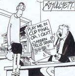 Please! Think of a way you can threaten to find yourself another club! Image.