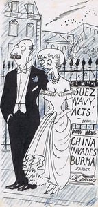 "You know, darling, the gossip-writers are quite right - this year the London season really has recaptured that pre-war feeling!"