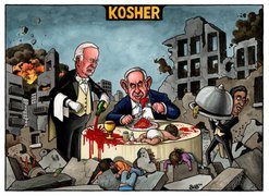 Bob Moran sparks outrage for vile anti-Semitic self-published Netanyahu cartoon.