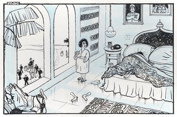 "Maummar - Are you expecting visitors?"