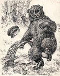 THE VICTIM. Russian Bear. Talk about sabotage! I wish to Lenin somebody would come along and wreck this machine!" Image.
