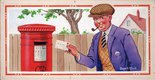I was going to send a letter I think a postcard 's better, So I'm sending you this friendly little line; It's not so very pretty and it's not so very witty, But it shows I don't forget you all the time! Image.