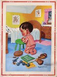 "Bless father an' mother an' make me a tough guy, amen!" Image.
