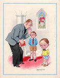 "Now then, Tommy, - thou shalt not covet thy neighbour's wife!" Image.