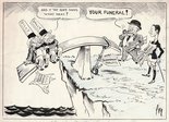 OH, LET IT BE SOON! The Country welcomes the pledges given by Mr. Baldwin and Sir P. Sassoon that the same moment that sees the breakdown by the arms parleys will also see the end of our air Dilly-Dally. Image.