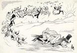 SPRING SONG. The tune the old cow died of. Image.