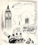 MAKE THINGS HUM. Parliament reassembles today, and it is hoped that the vital matter of air defence will at last receive some attention. Image.