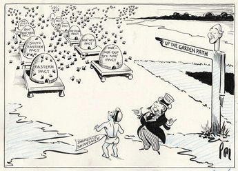 B-Z-Z-Z-Z-Z! Gus: "That's the way, John, I'm sure you will find everything propiticious for settling!"