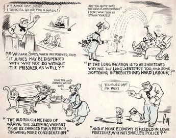 The Matter of Legal Reforms. Sir William Sikes offered some views and suggestions. (The Committee with Reform of legal Procedures has just issued its report.)