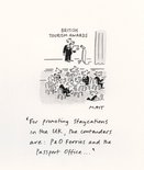 "For promoting staycations in the UK, the contenders are P & O Ferries and the Passport Office..." Image.