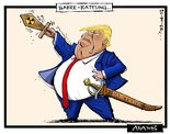 Sabre-Rattling Image.