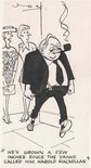 "He's grown a few inches since the yanks called him Harold Macmillan." Image.