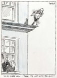"No, no, ignore him - I think it's just a cry for help!" Image.