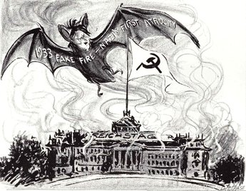 No fake this time "Russians raise flag over gutted Reichstag" - News Dispatch