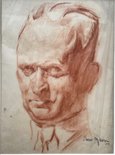 Self caricature of Will Dyson Image.