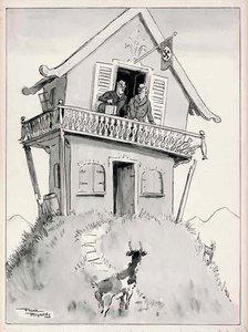 "Not my idea of a government office but safer than Berlin."