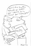 Michael Heath self-caricature  Image.