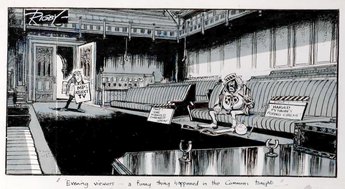 "Evening viewers - a funny thing happened in the Commons tonight..."