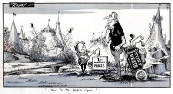 "Now for the British Open..!"