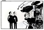 "Oh yes, we're backing each other - right up to the hilt." Image.