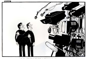 "Oh yes, we're backing each other - right up to the hilt."