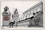 Harold Wilson against Express Newspapers Image.