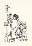 Watching Television Image.