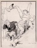 ACCORDING TO LORD ELFRED 'ARMSWORTH "Put us under orders" the passionate cry of England according to the Times. BRITANNIA to her Lord and Master: "Call yourself a man! Why don't you order us about! Why don't you put this boot on and belt into me with it!" Image.