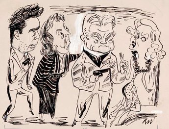 Eamon O'Brien, Margaret Wycherly, James Cagney and Virginia Mayo in 'White Heat'.