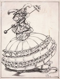 A rat in a dress