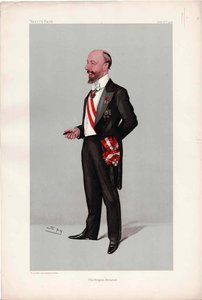 The Belgian Minister [Charles Maximilien, Count de Lalaing]
