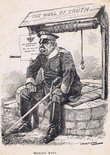TRUTHLESS DAYS: [English newspapers have been excluded from Germany..] Image.