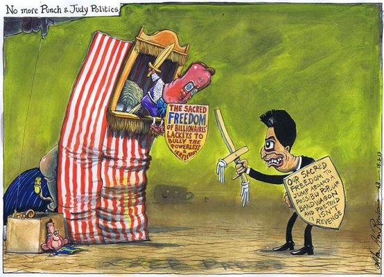 No more Punch and Judy Politics - Cartoon Gallery