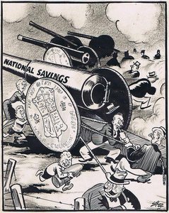 [Bringing up the "Big Guns"] Everyone can do their bit this week - it is "National Savings Week".