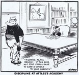 Discipline at Attlee's academy Image.