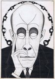 RT HON SIR AUCKLAND GEDDES listening in to the "Food Ring" Image.