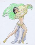 Turkish Belly Dancer Image.