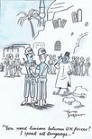 "You need liaison between U.N. Forces? I speak all language.." Image.