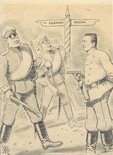 LOST THEIR DIRECTION: Kerensky: “‘Want to get back to free Russia,’ eh, comrade? Well the only road to free Russia lies the other way for the present. Take a hint from a friend: this road leads to Siberia or worse!” Image.