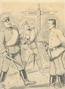 LOST THEIR DIRECTION: Kerensky: “‘Want to get back to free Russia,’ eh, comrade? Well the only road to free Russia lies the other way for the present. Take a hint from a friend: this road leads to Siberia or worse!”